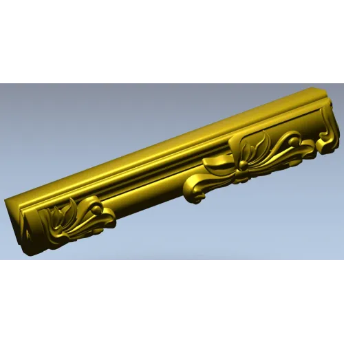 Aurelia Ribbon Moulding - STL 3D model for CNC