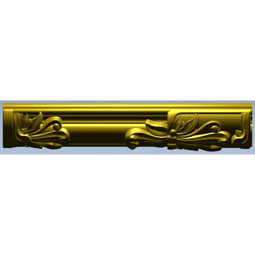 Aurelia Ribbon Moulding - STL 3D model for CNC