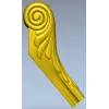 Мебельная ножка с завитком - 3D STL модель для ЧПУ