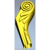 Мебельная ножка с завитком - 3D STL модель для ЧПУ