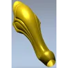 Классическая кабриольная ножка - STL для ЧПУ