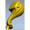 Декоративная балясина в стиле рококо - STL модель для ЧПУ