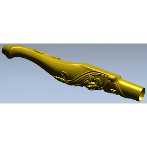 Carved Rosevine Baluster - STL 3D model for CNC carving