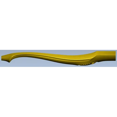 Elegant S-shaped Baluster - STL 3D model for CNC
