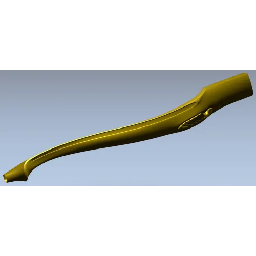 Elegant S-shaped Baluster - STL 3D model for CNC