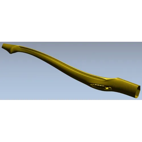 Elegant S-shaped Baluster - STL 3D model for CNC