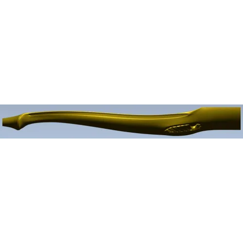 Elegant S-shaped Baluster - STL 3D model for CNC