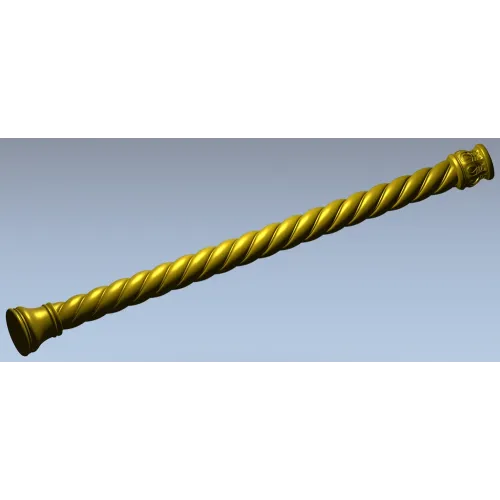Regal Spiral Baluster - STL 3D model for CNC milling
