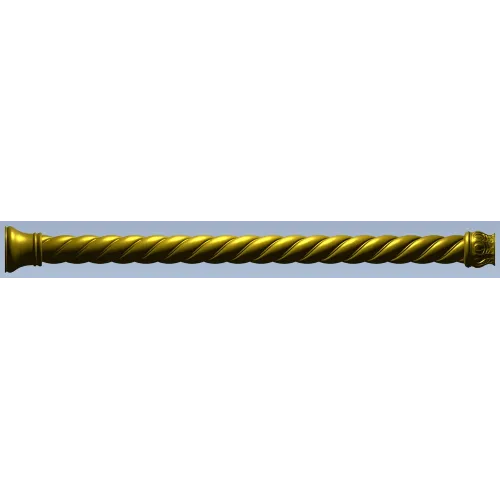 Regal Spiral Baluster - STL 3D model for CNC milling