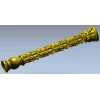 Acanthus Scroll Baluster - STL 3D model for CNC milling