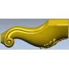 Мебельная ножка в классическом стиле - 3D модель STL для ЧПУ