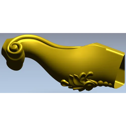 Мебельная ножка в классическом стиле - 3D модель STL для ЧПУ