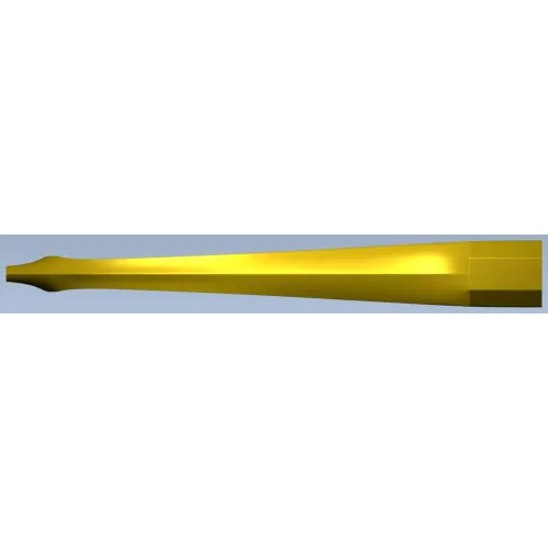 Изогнутая мебельная ножка STL - 3D модель для ЧПУ