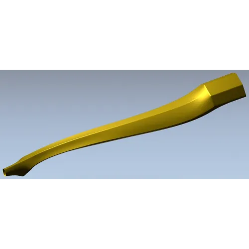 Изогнутая мебельная ножка STL - 3D модель для ЧПУ