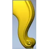 Rococo Cabriole Leg STL 3D model for CNC