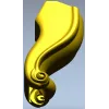 Rococo Cabriole Leg STL 3D model for CNC