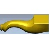 Балясина: 3D модель в формате STL для ЧПУ - элегантный классический профиль