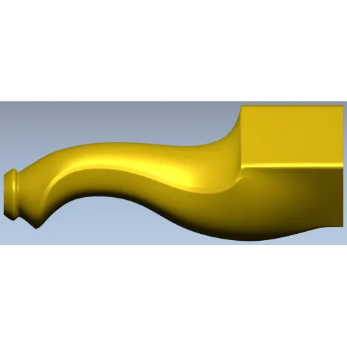 Балясина: 3D модель в формате STL для ЧПУ - элегантный классический профиль