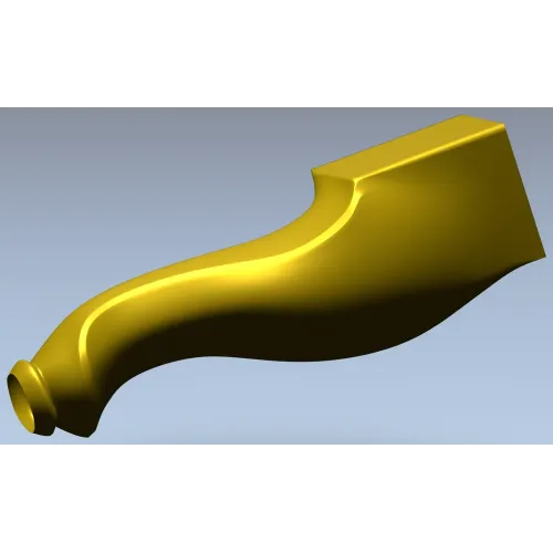 Балясина: 3D модель в формате STL для ЧПУ - элегантный классический профиль