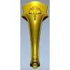 Rococo Floral Cabriole Leg - STL 3D Model for CNC