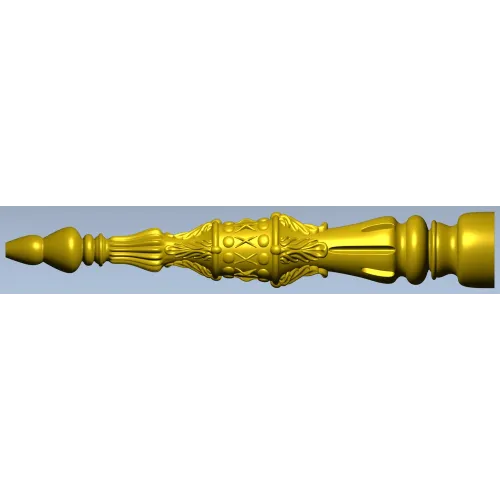 Regal Acanthus Baluster - STL 3D model for CNC milling