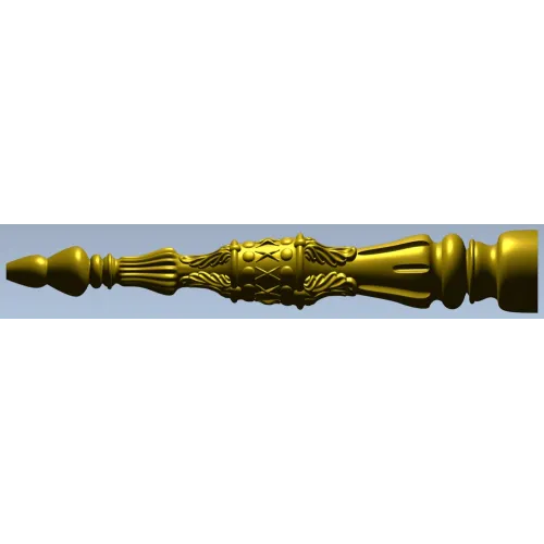 Regal Acanthus Baluster - STL 3D model for CNC milling