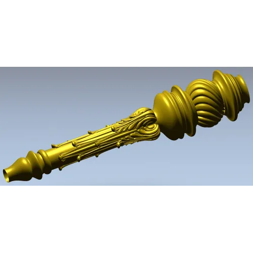 Ornate Twisted Orb Baluster STL for CNC