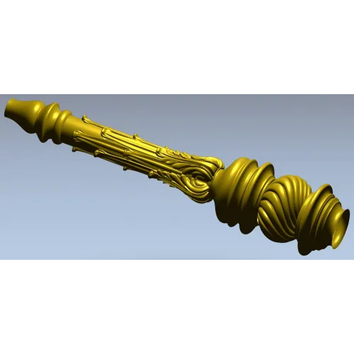 Ornate Twisted Orb Baluster STL for CNC