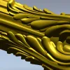 Ornate Twisted Orb Baluster STL for CNC