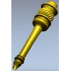 Витая балясина - 3D модель STL для ЧПУ (балясина stl)