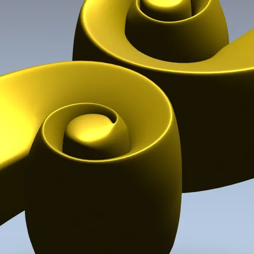 Балясина-скролл - 3D модель STL для ЧПУ