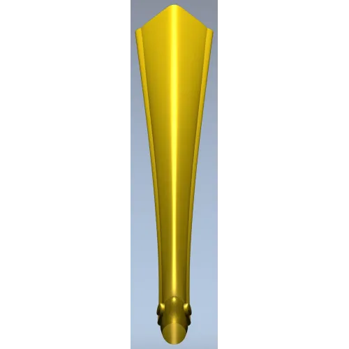 Кабриольная ножка STL для ЧПУ - 3D модель стл