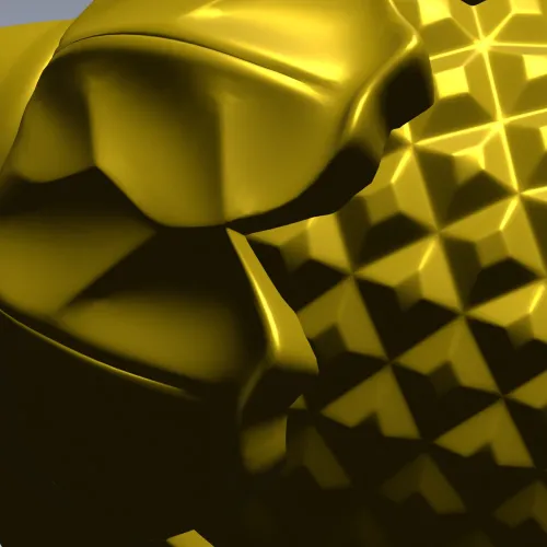 Acorn Petal Finial STL Model
