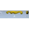 Ручка-накладка "Викторианская волна" - 3D модель STL для ЧПУ