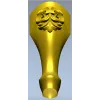 Fleuron Baluster - detailed STL 3D model for CNC milling