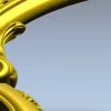 Рокайльная мебельная ножка для ЧПУ - 3D модель STL