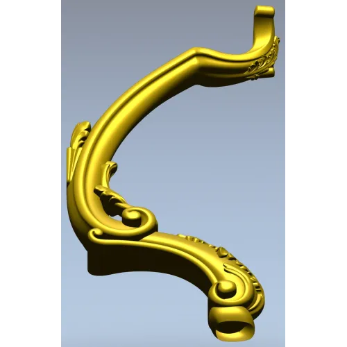 Рокайльная мебельная ножка для ЧПУ - 3D модель STL