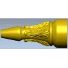 Florentine Acanthus Finial - ornamental baluster STL 3D model for CNC