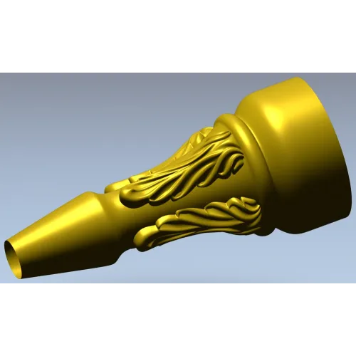 Florentine Acanthus Finial - ornamental baluster STL 3D model for CNC