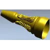 Florentine Acanthus Finial - ornamental baluster STL 3D model for CNC