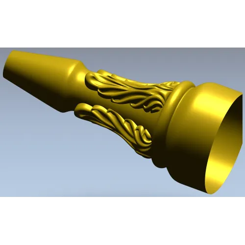 Florentine Acanthus Finial - ornamental baluster STL 3D model for CNC