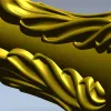 Florentine Acanthus Finial - ornamental baluster STL 3D model for CNC