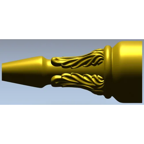 Florentine Acanthus Finial - ornamental baluster STL 3D model for CNC
