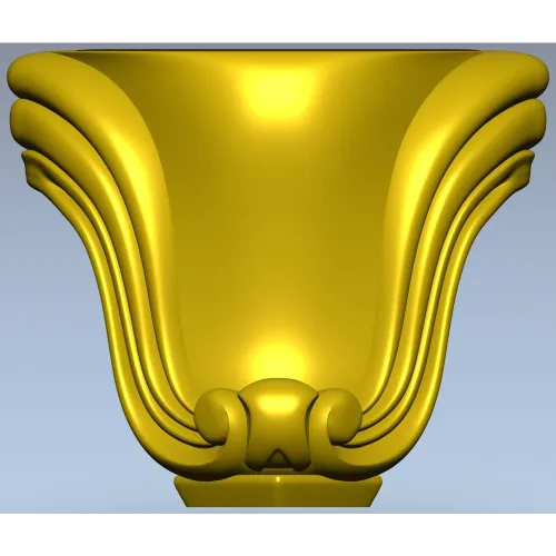 Мебельная ножка в стиле барокко - 3D модель STL для ЧПУ