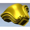 Мебельная ножка в стиле барокко - 3D модель STL для ЧПУ