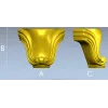 Мебельная ножка в стиле барокко - 3D модель STL для ЧПУ