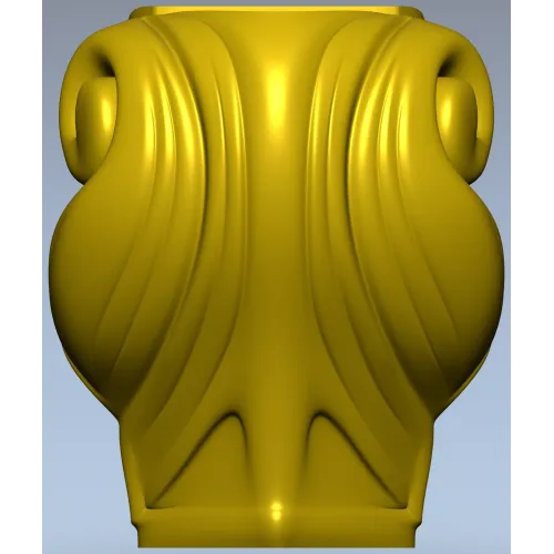 Волютный лист - 3D модель ножки в формате STL для ЧПУ