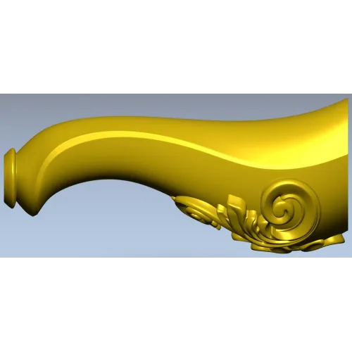 Мебельная ножка в стиле рокайль - 3D модель STL для ЧПУ