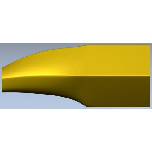 Diamond-Eye Tapered Baluster STL for CNC