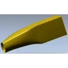 Diamond-Eye Tapered Baluster STL for CNC